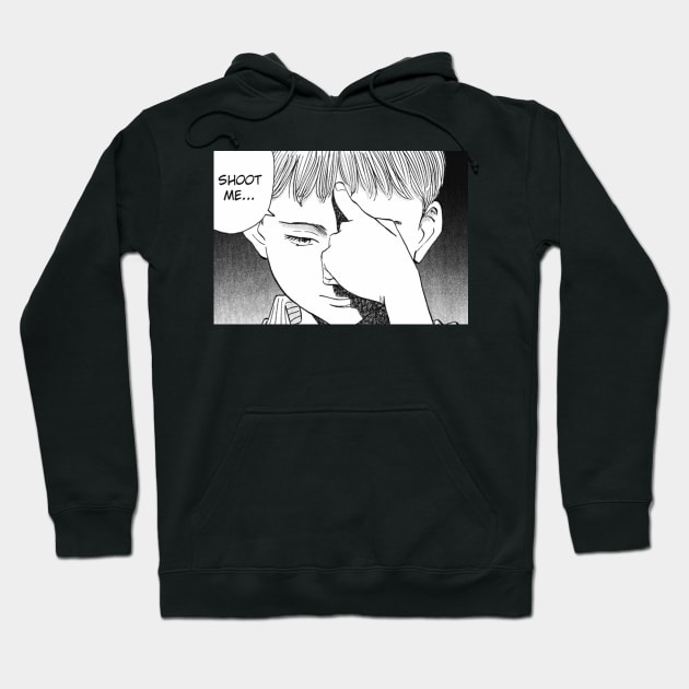 shoot me Hoodie by Zombiscuit